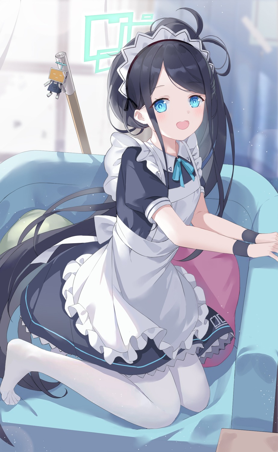 Serika Blue Archive Tendou Arisu Angel Maid Pantyhose 1087031 Yande Re